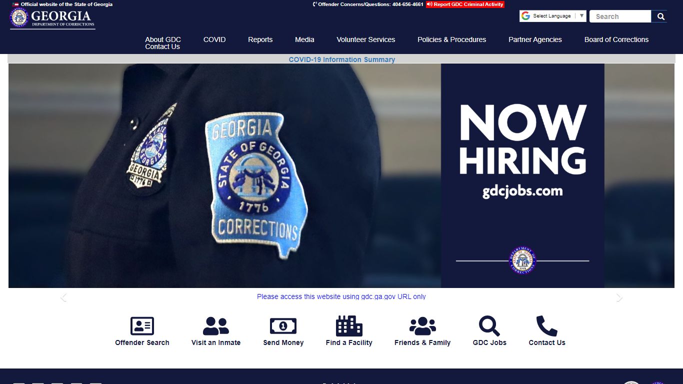 Reports | GDC - Georgia Department of Corrections